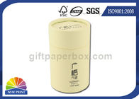 Recyclable Custom Printed Paper Tin / Can / Tube Packaging Containers Matte Lamination
