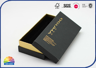 Black Gift Paper Rigid Shoulder Box Phone Package Velvet EVA Insert