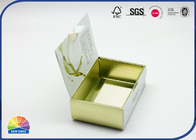 4C Printed Foldable Carton Box Matte Lamination Green Paper Gift Box