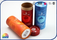 Custom Colorful Printed Tea Paper Packaging Tube Matte Lamination