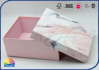 1200gsm Grey Cardboard Biodegradable Pink Paper Gift Rigid Box