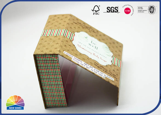Matte Lamination Recycled Hinged Lid Gift Box CMYK Customized 4C Printed Eco Friendly