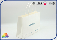 Luxury Fragrance White Kraft Paper Bags Packaging Portable 180gsm Thickness