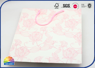 Customized Size Logo Eco Friendly Folding Coated Paper Bag With Handle