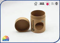 157gsm Kraft Core Hollow Out Paper Packaging Tube Custom Design