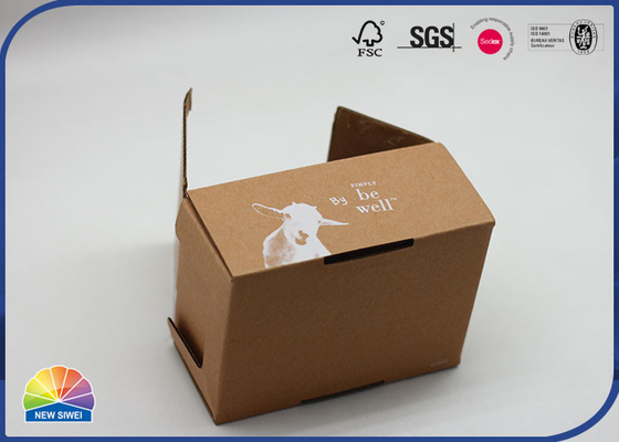 Kraft Paper Corrugated Mailer Box Matte Varnishing For Pet Bath Product
