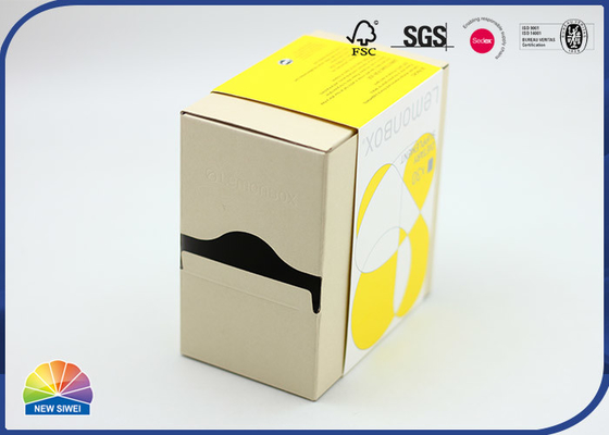 F Flute Corrugated Paper Box With Silver Foiling Sleeve Package