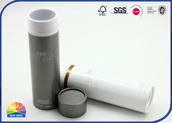 Glossy Lamination Printed Paper Cylinder Boxes T-Shirt Package