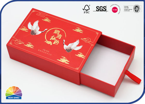 Ribbon Handle Lipstick Cardboard Drawer Paper Box