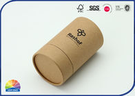 1c UV Print Cylinder Kraft Paper Cardboard Tube Boxes Smooth Cut