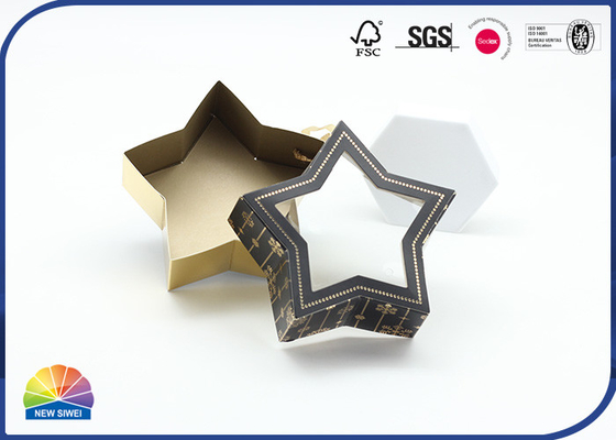 OEM Wedding Gift Paper Box Pack Candy Pentacle Star Shape Box