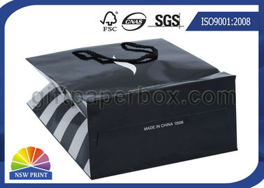 Logo Printing Custom Printed Paper Shopping Bags for Shoes / Garment / Gift Packaging