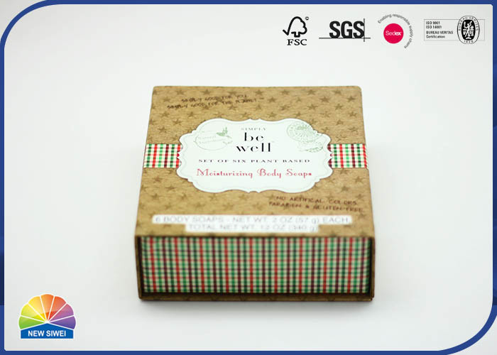Matte Lamination Recycled Hinged Lid Gift Box CMYK Customized 4C Printed Eco Friendly