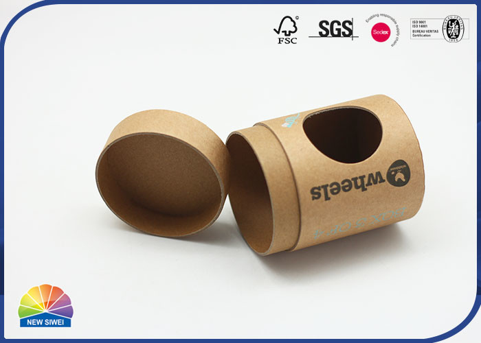157gsm Kraft Core Hollow Out Paper Packaging Tube Custom Design