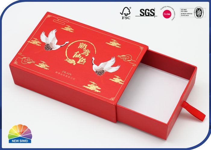 Ribbon Handle Lipstick Cardboard Drawer Paper Box