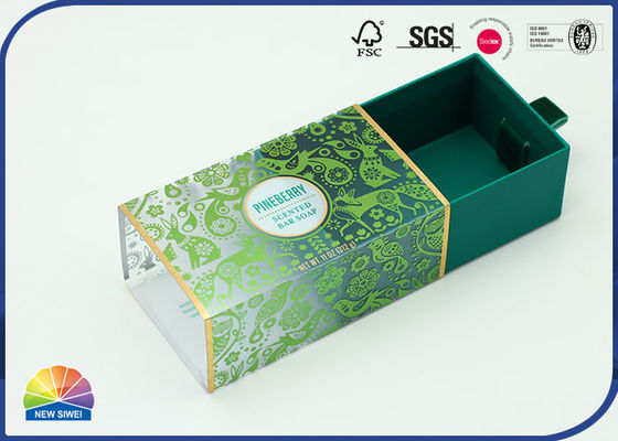 Κορδέλα συσκευασίας σαπουνιού Pull Slide Drawer Paper Box Ανακυκλωμένο υλικό