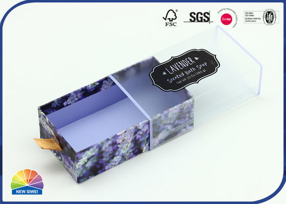 Συσκευασία δώρου Scent Soap Συρτάρι Χάρτινο κουτί Κορδέλα Pull Box 4c Print