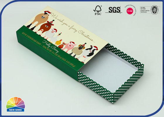 Βιοδιασπώμενο 1200gsm CCNB Soap Package Paper Box Matte Lamination