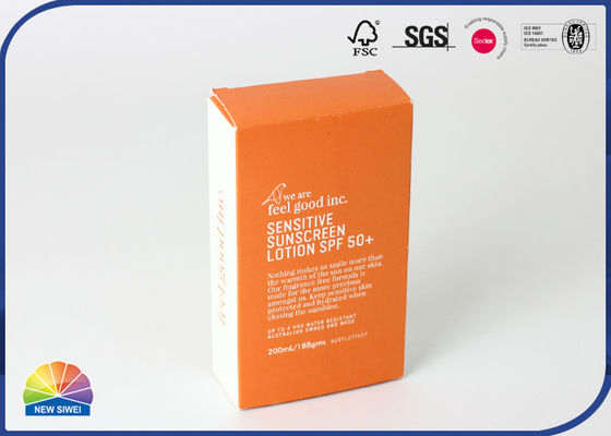 Συσκευασία κρέμας σαμπουάν CMYK Printed Assembled foldable Paper Boxes